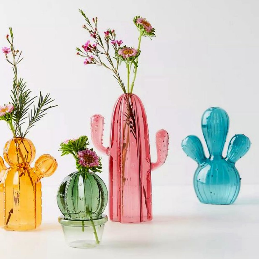 Anthropologie Cactus Vase